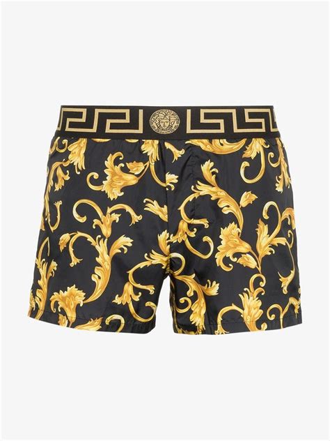 gianni versace mare|GIANNI VERSACE MARE swim trunks Baroque print from S/S .